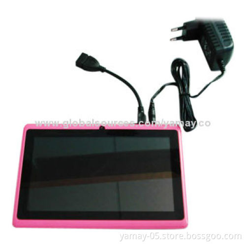 7-inch A23 Cheapest Android Tablet PC with Capacitive Touch Screen Q88New